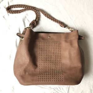 STREET LEVEL vegan leather purse w matching clutch